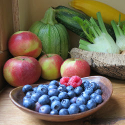 Obst und Gemüse im Tiny House