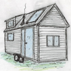 Zeichnung Leopolds Tiny House